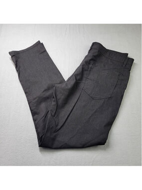 Izod Pants Mens Size 36X34 Black Advantage Straight Fit Flex Performance
